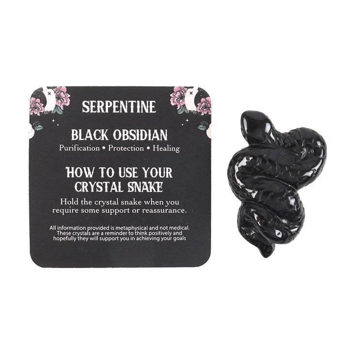 Serpiente de Obsidiana Negra - Mystical Tienda