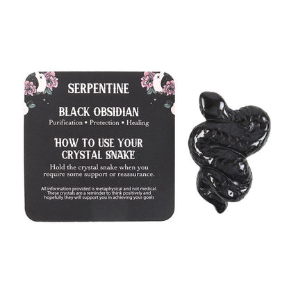 Serpiente de Obsidiana Negra - Mystical Tienda