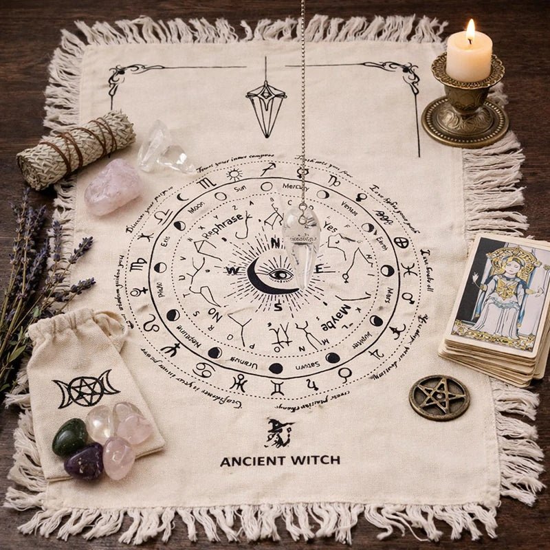 Tapete de Adivinación para Péndulo “Guía Espiritual” - Mystical Tienda