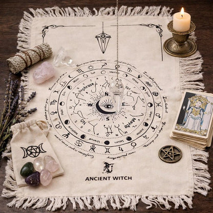 Tapete de Adivinación para Péndulo “Guía Espiritual” - Mystical Tienda