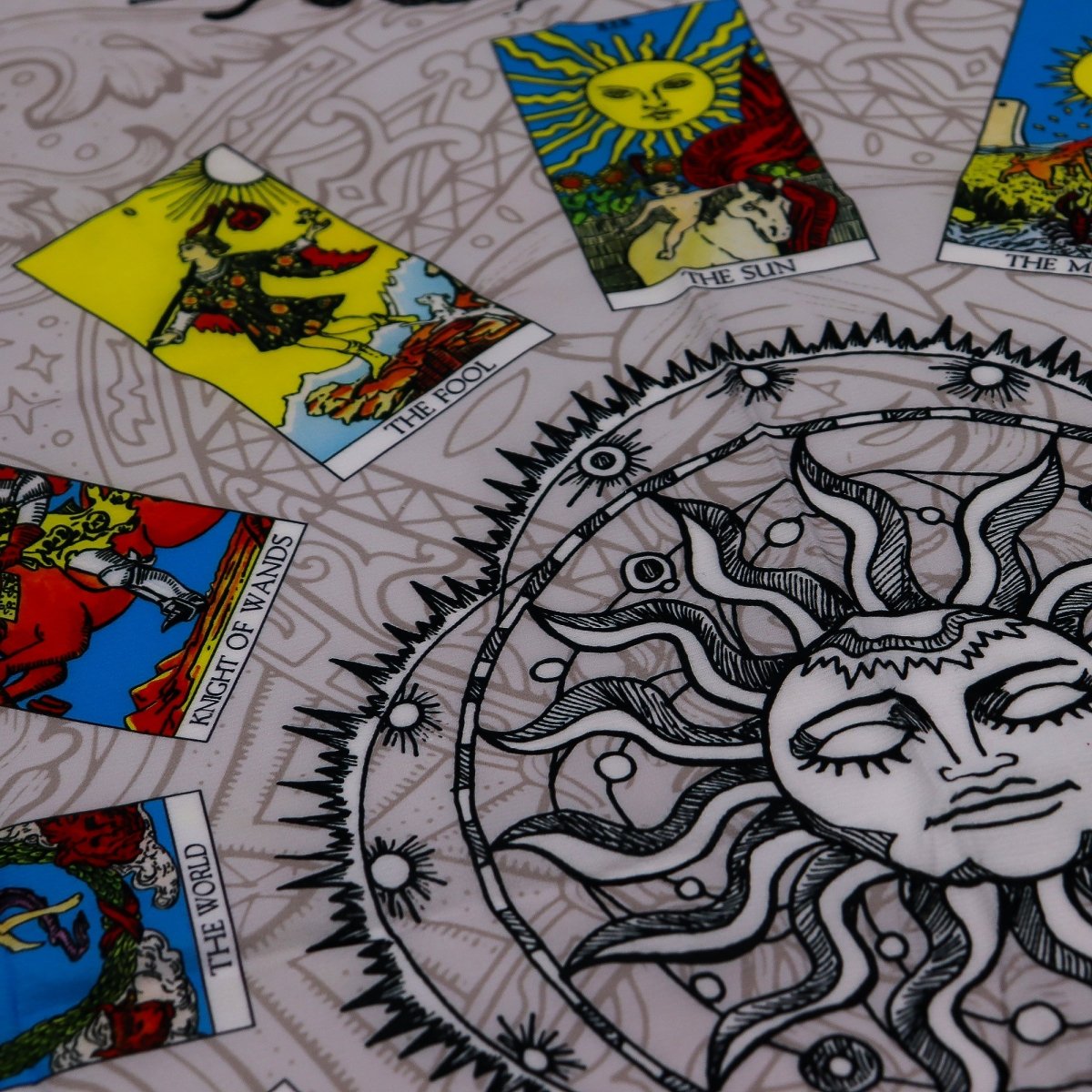 Tapete para lectura del Tarot - Sol Mistico - Mystical Tienda