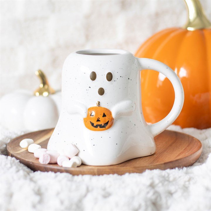 Taza 'Pumpkin Ghostie' - Mystical Tienda