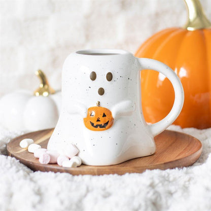 Taza 'Pumpkin Ghostie' - Mystical Tienda