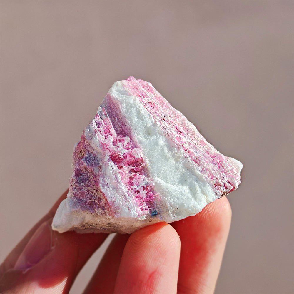 Turmalina Rosa en Bruto - Mystical Tienda