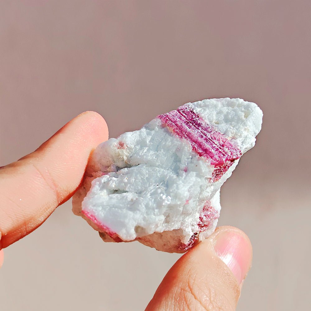 Turmalina Rosa en Bruto - Mystical Tienda