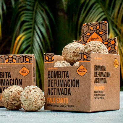 Bombita Defumación Activada Palo Santo - Mystical Tienda