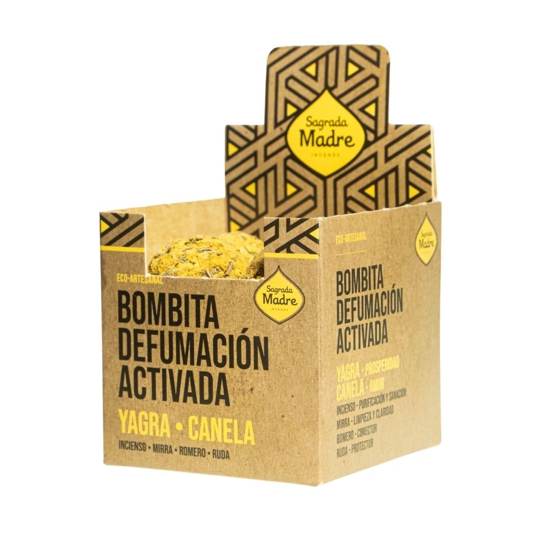 Bombita Defumación Activada Yagra y Canela - Mystical Tienda