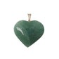Colgante Corazón de Cuarzo Verde - Mystical Tienda Esotérica y de Minerales