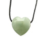Colgante Corazón de Jade Verde - Mystical Tienda Esotérica y de Minerales