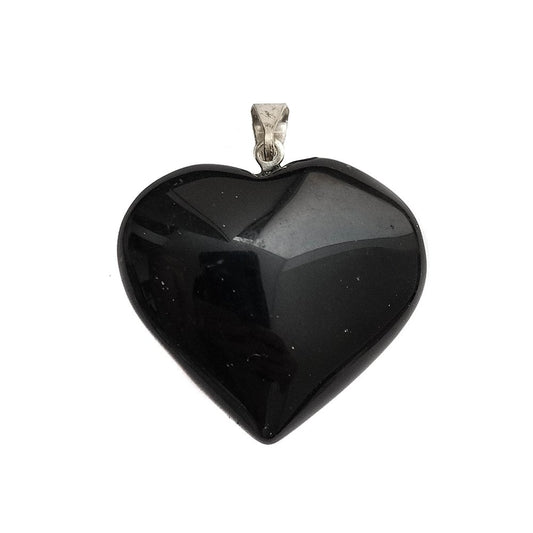 Colgante Corazón de Obsidiana - Mystical Tienda Esotérica y de Minerales