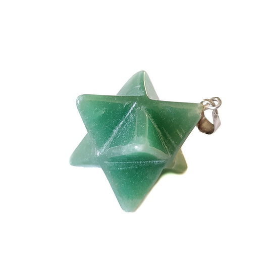 Colgante Merkaba de Cuarzo Verde - Mystical Tienda Esotérica y de Minerales