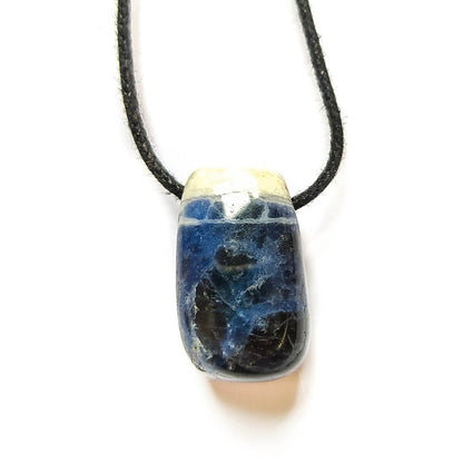 Colgante rodado de Sodalita - Mystical Tienda Esotérica y de Minerales