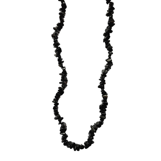 Collar Chip de Obsidiana Negra - Mystical Tienda