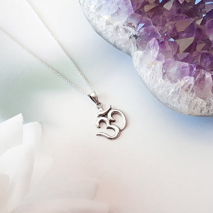 Collar OM en Plata de Ley 925 - Mystical Tienda