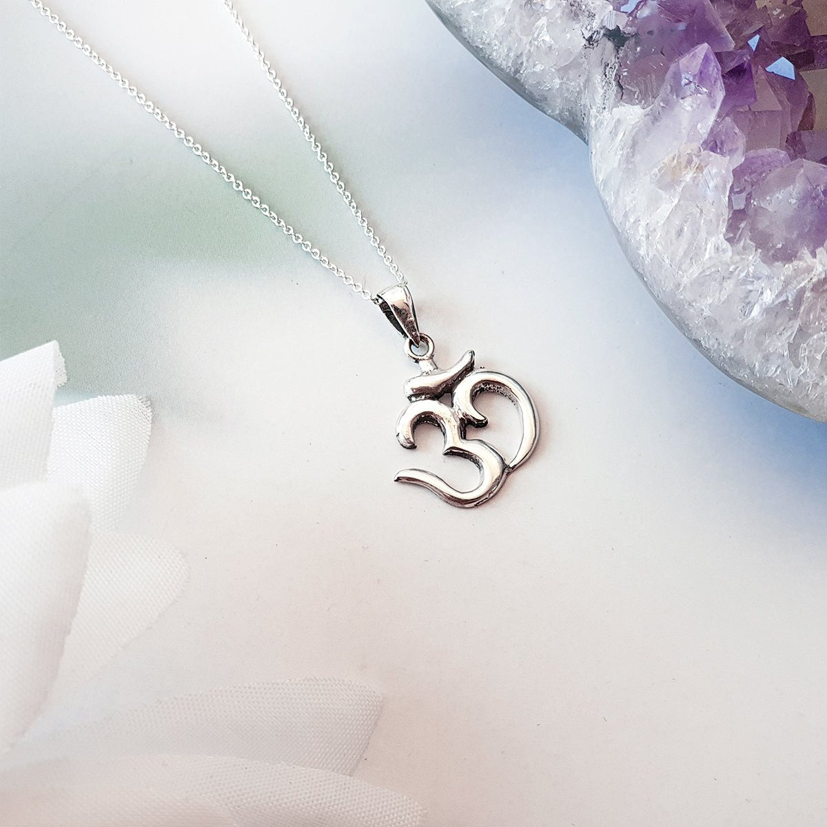 Collar OM en Plata de Ley 925 - Mystical Tienda