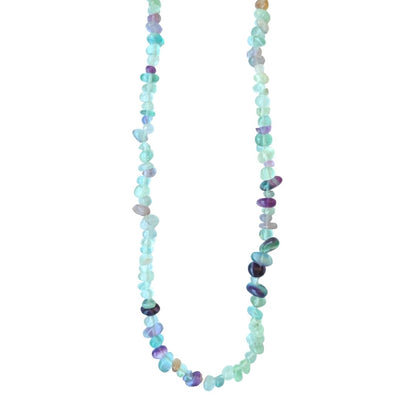 Collar Rodados de Fluorita Arcoiris - Mystical Tienda