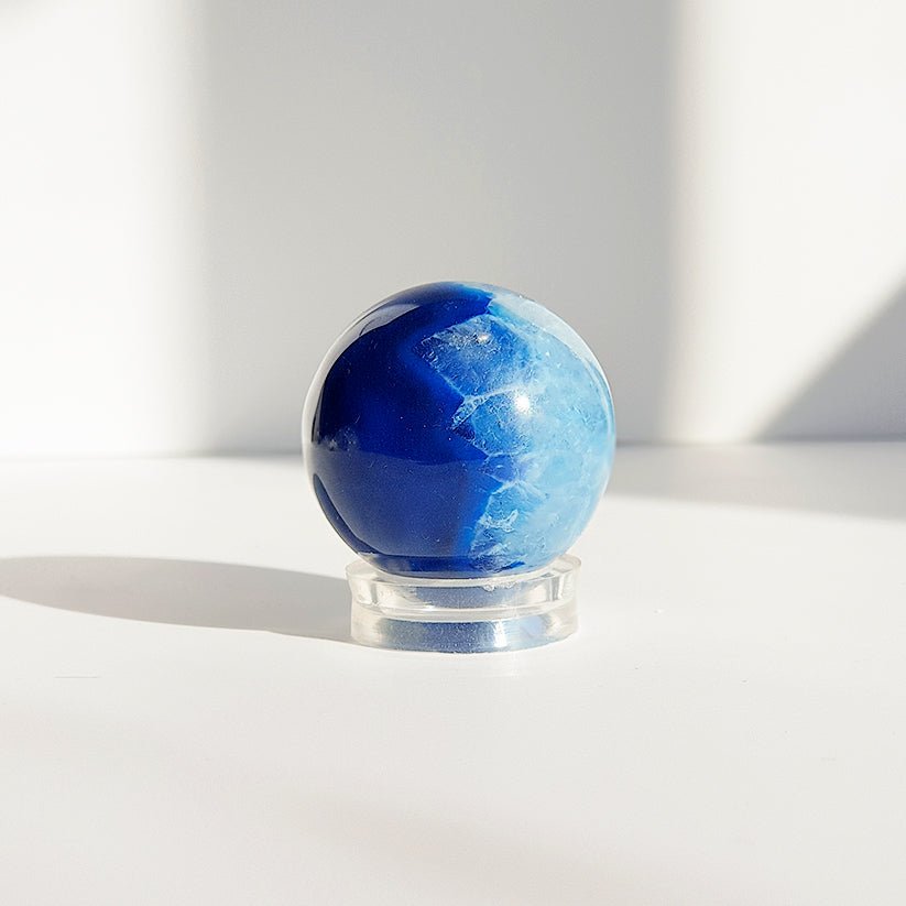 Esfera de Ágata Azul - Mystical Tienda