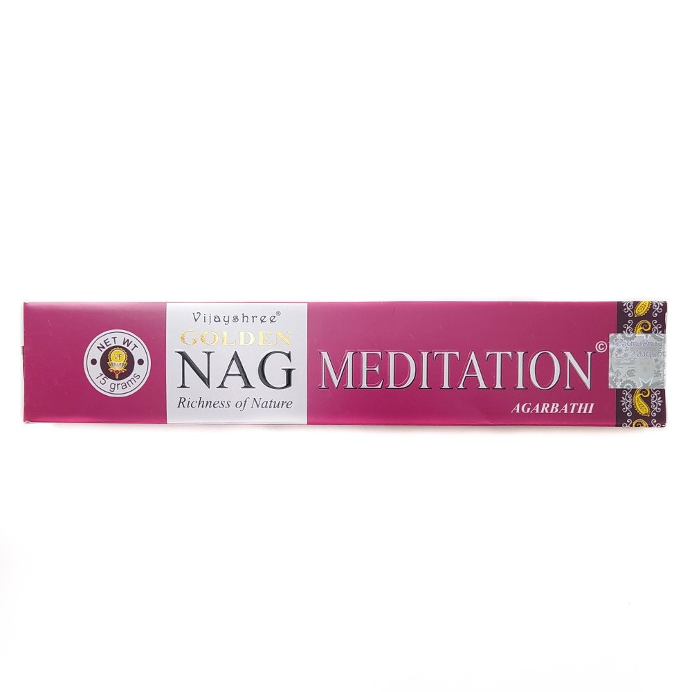 Incienso Golden Nag Meditation - Mystical Tienda Esotérica y de Minerales