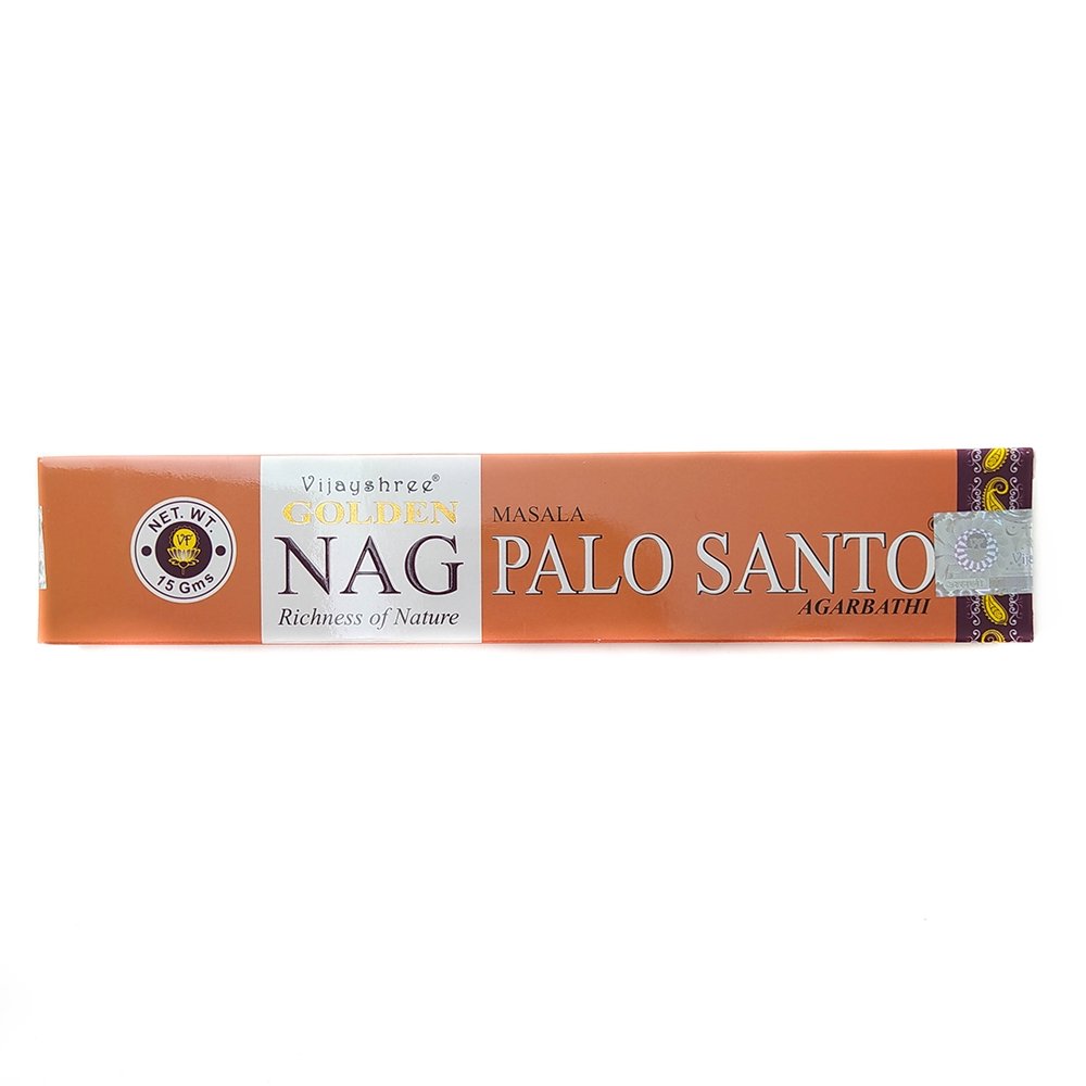 Incienso Golden Nag Palo Santo - Mystical Tienda Esotérica y de Minerales
