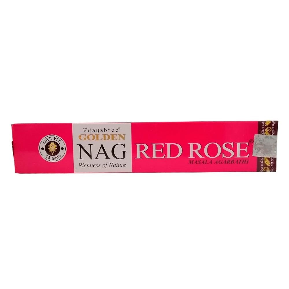 Incienso Golden Nag Red Rose 15 gr - Mystical Tienda