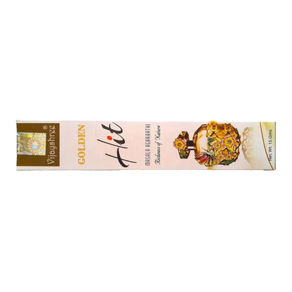 Incienso Masala Golden Hit VIJAYSHREE 20 gr - Mystical Tienda