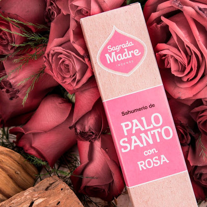 Incienso Palo Santo con Rosas Sagrada Madre - Mystical Tienda