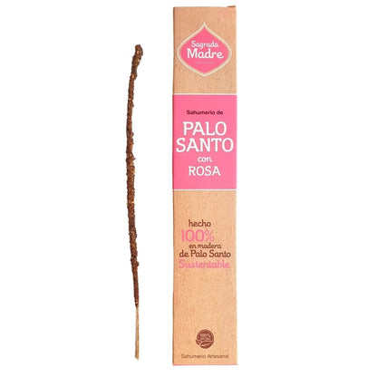 Incienso Palo Santo con Rosas Sagrada Madre - Mystical Tienda