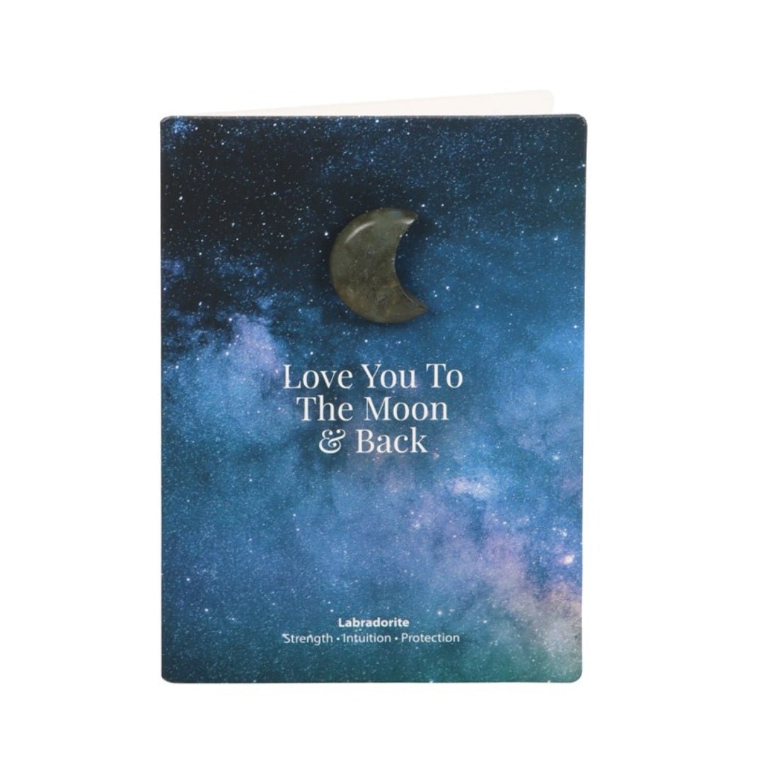 Luna de Labradorita 'Moon & Back' - Mystical Tienda