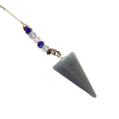 Péndulo de Angelita con Cadena de Ángel - Mystical Tienda