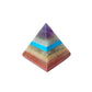 Pirámide de los Chakras 2'5x2'5cm - Mystical Tienda