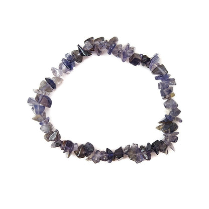 Pulsera Chip de Iolita - Zafiro de Agua - Mystical Tienda Esotérica y de Minerales