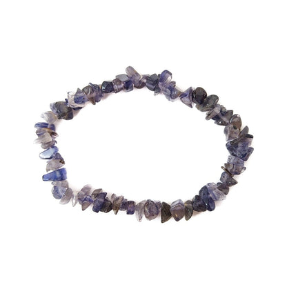 Pulsera Chip de Iolita - Zafiro de Agua - Mystical Tienda Esotérica y de Minerales