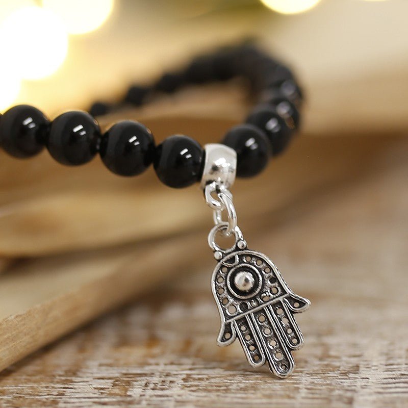 Pulsera mano de Fátima de plata