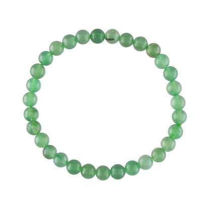 Pulsera de Cuarzo Verde Bola Lisa - Mystical Tienda