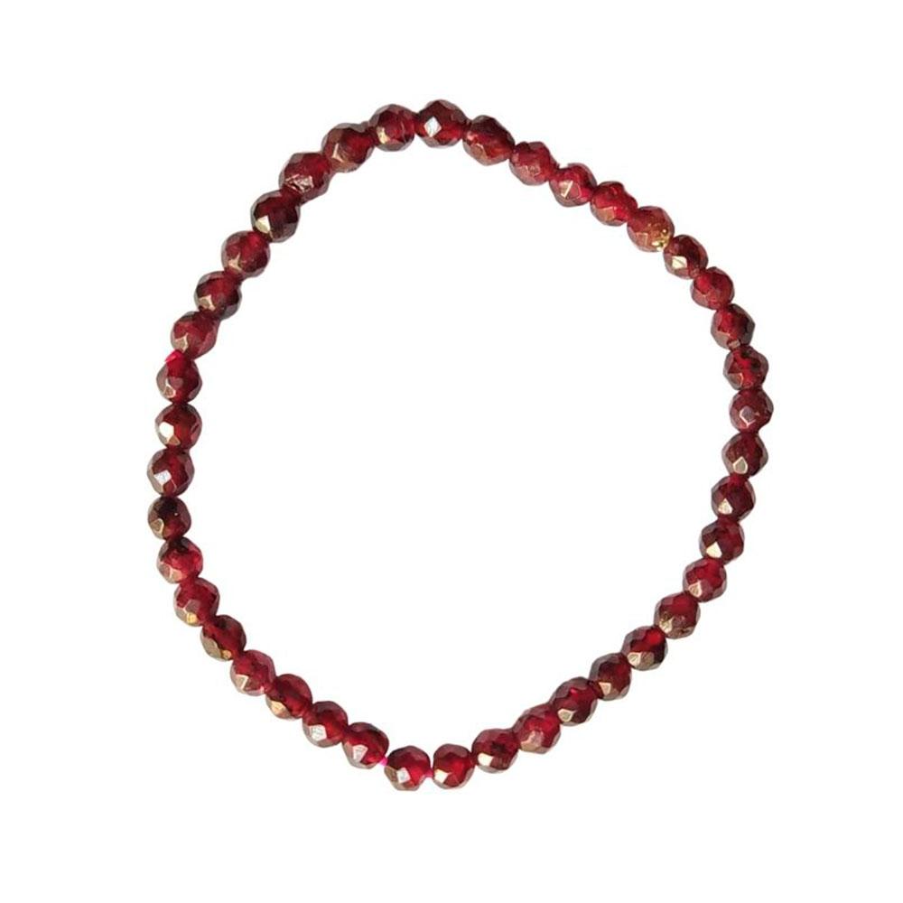 Pulsera de Granate Facetada - Mystical Tienda