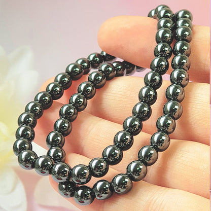 Pulsera de Hematite Bola Lisa - Mystical Tienda