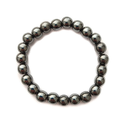 Pulsera de Hematite Bola Lisa - Mystical Tienda Esotérica y de Minerales