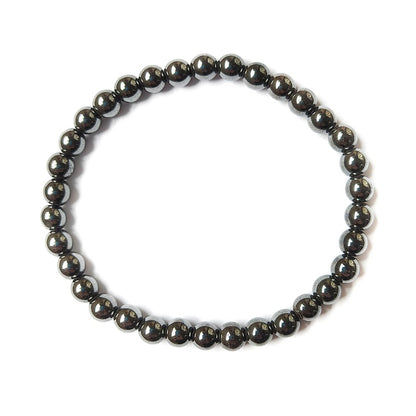 Pulsera de Hematite Bola Lisa - Mystical Tienda Esotérica y de Minerales