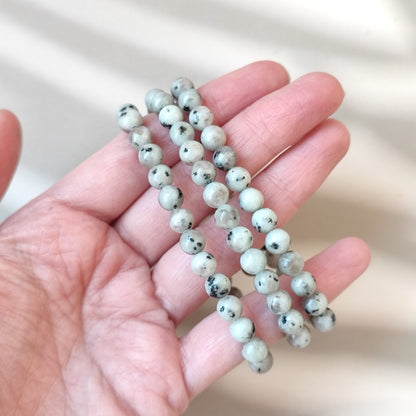 Pulsera de Piedra de Luna y Turmalina Negra - Mystical Tienda