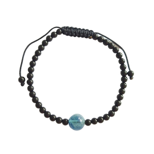 Pulsera Tibetana de Obsidiana y Fluorita - Mystical Tienda
