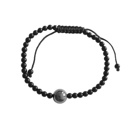 Pulsera Tibetana de Obsidiana y Hematite - Mystical Tienda
