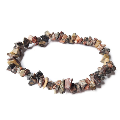 Pulsera tipo chip de Jaspe Leopardo - Mystical Tienda Esotérica y de Minerales