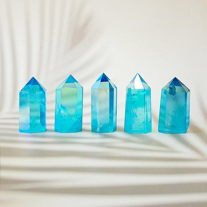 Punta de Cuarzo Aqua Aura - Mystical Tienda