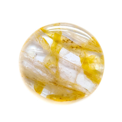 Rodado Plano de Citrino - Mystical Tienda Esotérica y de Minerales