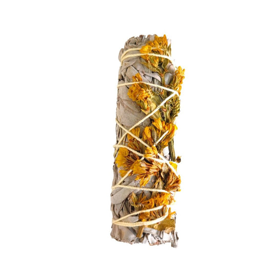 Sahumerio de Salvia Blanca y Sinuata Amarilla - Mystical Tienda