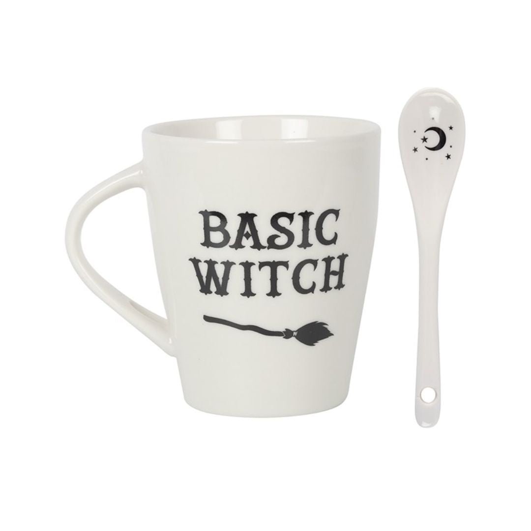 Taza con cuchara - Basic Witch - Mystical Tienda
