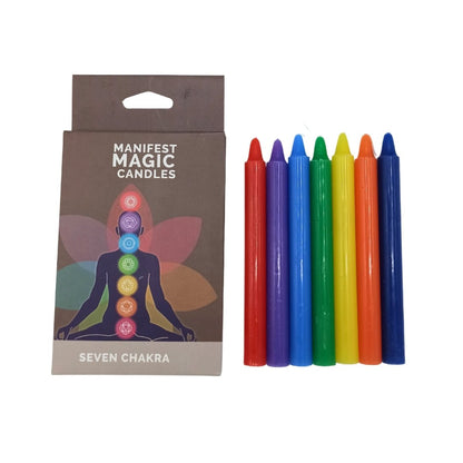 Velas 'Manifest Magic Candles' - Chakras - Mystical Tienda